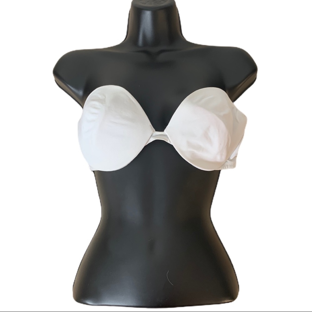 Victoria’s Secret pink strapless bra